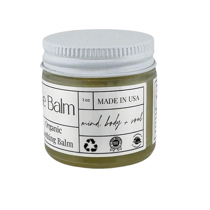 Faith and Grace Organics, Organic Nipple Balm, Safe for Nursing, Soothing Balm for Breastfeeding Mothers, Postpartum Essentials, 1 oz Glass Jar.