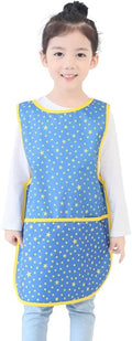 Kids Painting Apron – Waterproof Art Smock for Toddlers & Preschoolers, Messy Play, Baking, Crafts, Cooking, Mealtime