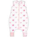 Mama Cheetah Toddler Sleep Sack with Feet 3T-4T, 1.0 TOG Organic Cotton Baby Wearable Blankets with Legs, Baby Sleeping Bag for Walkers, Early Walker Large