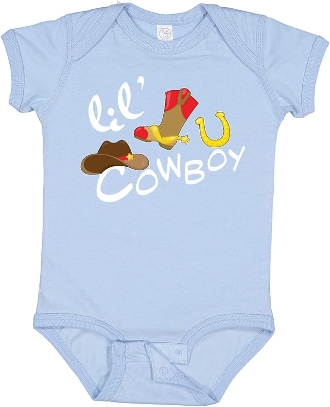 inktastic Lil' Cowboy Baby Bodysuit