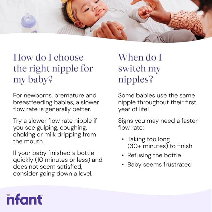 nfant | Nipple Flow Selection Kit, 4-Pack