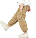 MINI PANDA Toddler Pants Boys& Girls, Relaxed Stretch Twill Toddler Casual Pants