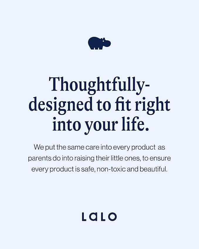 Lalo Little Spoon Set - 2 Piece Baby Spoons Set for Infants & Babies - Made From Food Grade Silicone Dishwasher Safe - Baby Feeding Essentials for Early Stage Mealtime - Blueberry