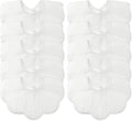Baby Bibs Muslin Bibs for Baby Girl Boy for Drooling and Teething 10 Pack
