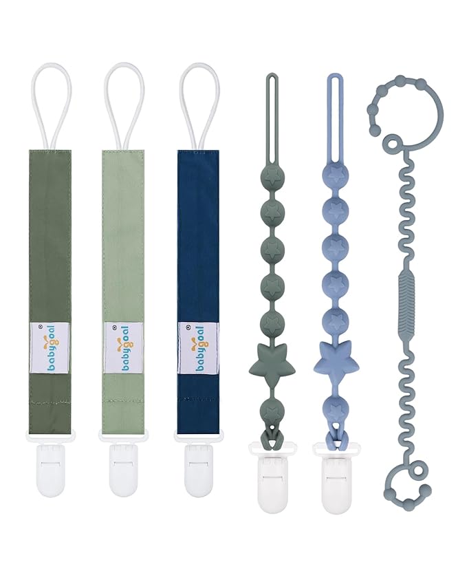 babygoal Pacifier Clips Set of 6