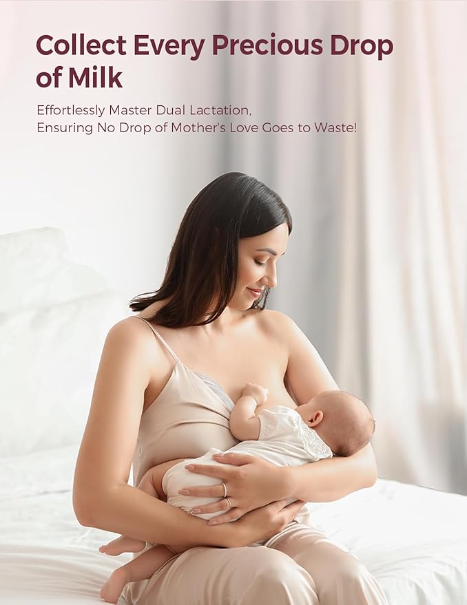 Momcozy Breast Milk Collector, Milk Collectors for Breastfeeding, Reusable Breast Milk Shells, Silicone Catcher with More Fit & Soft (3oz/90ml, 2 Counts)