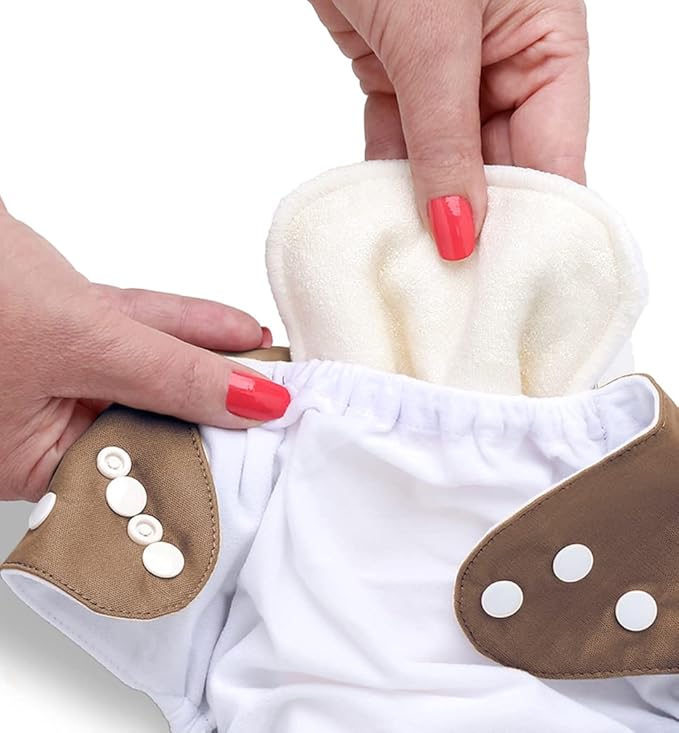 Nora's Nursery Baby Cloth Pocket Diapers Inserts 10 Pack