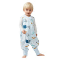 Duomiaomiao 0.5 TOG Toddler Sleep Sack 12-24 Months 100% Cotton Lightweight Baby Sleep Sack with Feet, Breathable Comfy Toddler Wearable Blanket
