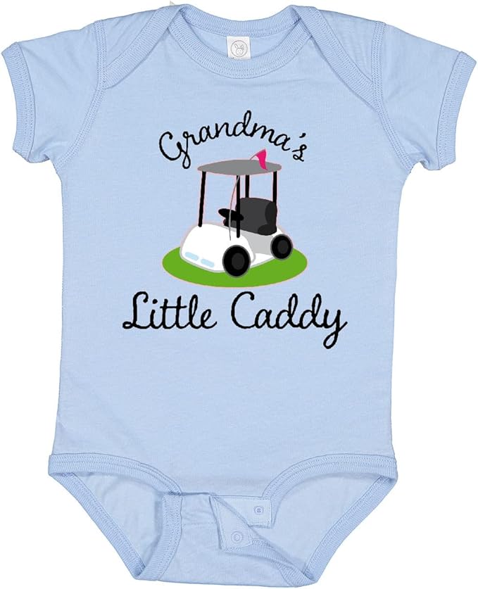 inktastic Grandma's Little Caddy Golf Baby Bodysuit