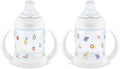 NUK Learner Cup, 6+ Months, Fun Fruits and Animals, Amazon Exclusive Collection, 5 Oz, Pack of 2 – BPA Free, Soft Spout, Spill Proof Sippy Cup