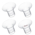 Momcozy Flange Insert 19mm Compatible with 24mm Flange/Shield of Most Pumps, Insert for Breast Pump Replacement Accessories, 4PCS 19mm