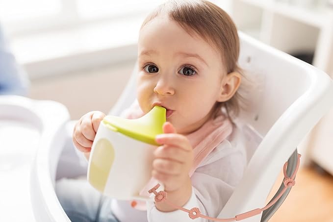 Toy Safety Straps, Socub Silicone Adjustable Baby Pacifier Teether Straps, 2pcs Toddler Toy Bottle Harness Straps for Strollers, High Chair, Cribs, Bags, BPA Free, Sage, Ether