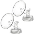 27mm 2 pc Flange Compatible with Spectra S2 Spectra S1 9 Plus Ameda MYA Motif Luna Breastpumps Replacement to Spectra Pump Parts and Spectra Flange. Compatible with Spectra Parts/Accessories