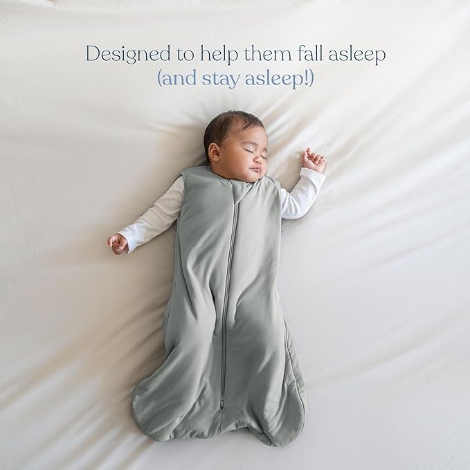 HALO SuperSoft Bamboo Wearable Blanket 1.5 TOG – Buttery Soft, Plush Baby Sleep Sack for Newborns, Infants & Toddlers, Hip-Healthy Design, Machine Washable, 0-6 Months, Small, Oat