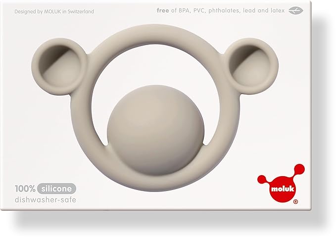 Nogi Innovative Gripping and Biting Toy, Educational Toy, Baby Toy from 0+ Months, Beige