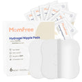 Hydrogel Nipple Gel Pads for Breastfeeding: Soothing Nursing Pads Reusable Instant Cooling Relief | Promotes Healing Irritated Nipples - 6 Packs(12 Count)