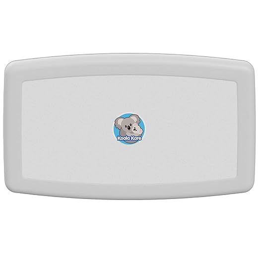 Koala Kare Surface-Mounted Horizontal Baby Changing Station, Model KB300-05 (White Granite)