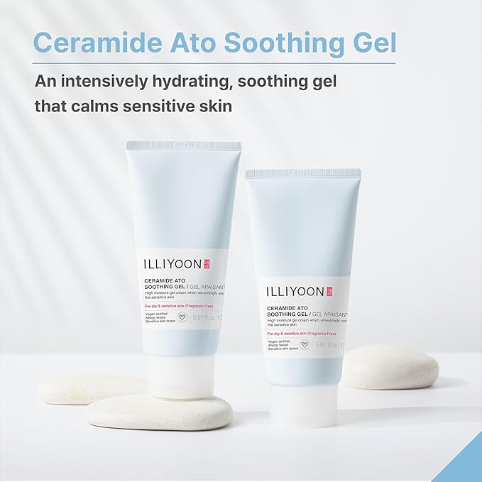 Illiyoon ATO Soothing Gel 5.91 Fl Oz with ATO Lotion 2.29 Fl Oz
