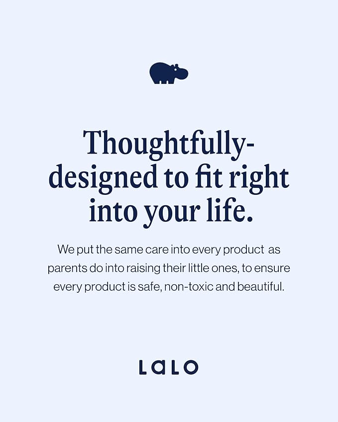 Lalo The 3-in-1 High Chair Kit - Convertible Wooden High Chair for Babies & Toddlers with Infant Support, Cushion, Booster Conversion Kit & Play Legs, Adjustable Footrest - Coconut