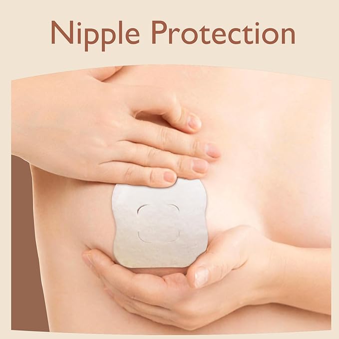 Hydrogel Soothing Gel Pads for Breastfeeding: Breast Pads Reusable for Instant Pain Relief | Provides Cooling Effect | Healing Nipples - 12 Packs(24 Count)