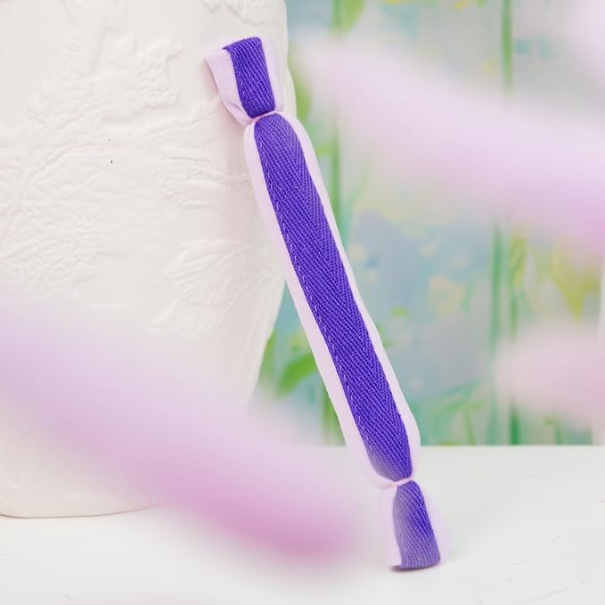 Baby Soft Bar, Infant Sensory Learning Toy, Purple and Light Purple, Developmental Hand Grip