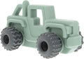 Nuby Silicone Teether Toy for Babies - Textured Teething Green Jeep Car with Moving Wheels - Soothes Sore Gums - Encourages Tactile Development and Hand-Eye Coordination - Ages 6+ Months