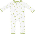 KYTE BABY Unisex Rayon Made From Bamboo Zippered Rompers 0-24 Months