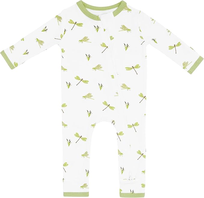 KYTE BABY Unisex Rayon Made From Bamboo Zippered Rompers 0-24 Months