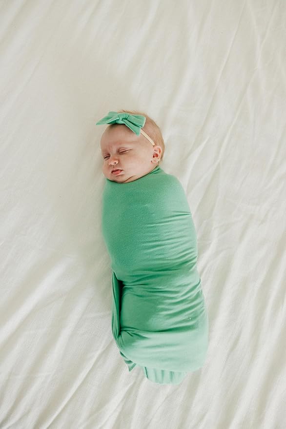 Copper Pearl Baby Swaddle Blanket - Premium Knit Baby Blanket, Large Soft Stretchy Receiving Blankets for Baby Boy and Girl, Swaddles for Newborn, Infant, and Toddler (Leif)