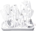 Baby Bottle Drying Rack with Tray, Termichy High Capacity Bottle Dryer Holder for Bottles, Teats, Cups, Pump Parts and Accessories, Gray
