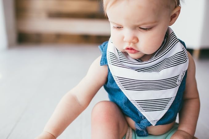 Copper Pearl Baby Bandana Drool Bibs for Drooling and Teething 4 Pack Gift Set for Boys and Girls “Tribe Set