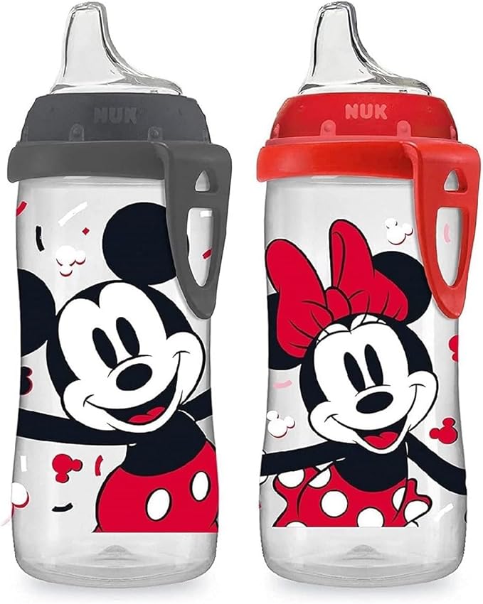 NUK Active Cup, 10 Oz (2 Pack, Mickey and Minnie)