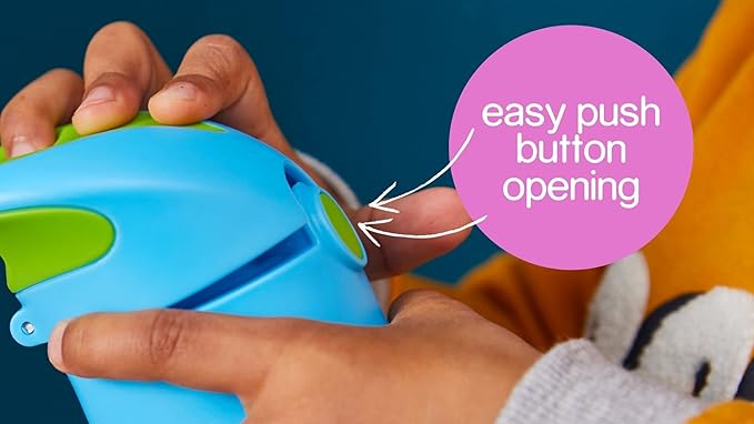 b.box 16.9 oz Insulated Water Bottle - Keeps Drinks Cold 15 Hours, Warm 8 Hours, Triple Wall Stainless Steel Kids Water Bottle w/Free Flow Silicone Straw, Leakproof & Dishwasher Safe