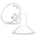 Maymom MyFit Crater Series 23mm Two-Piece Design Small Breastshield Compatible with Medela Breast Pump Parts; Replace Medela Shields; Fit Flex Connector; 2pc
