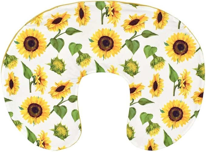 Boyoung Stretchy Nursing Pillow Covers Ultra Soft Slipcovers for Breastfeeding for Baby Girls Boys, Feeding Pillow Cover Fits Standard Infant Support Pillows Positioners Nursing Pillow Case