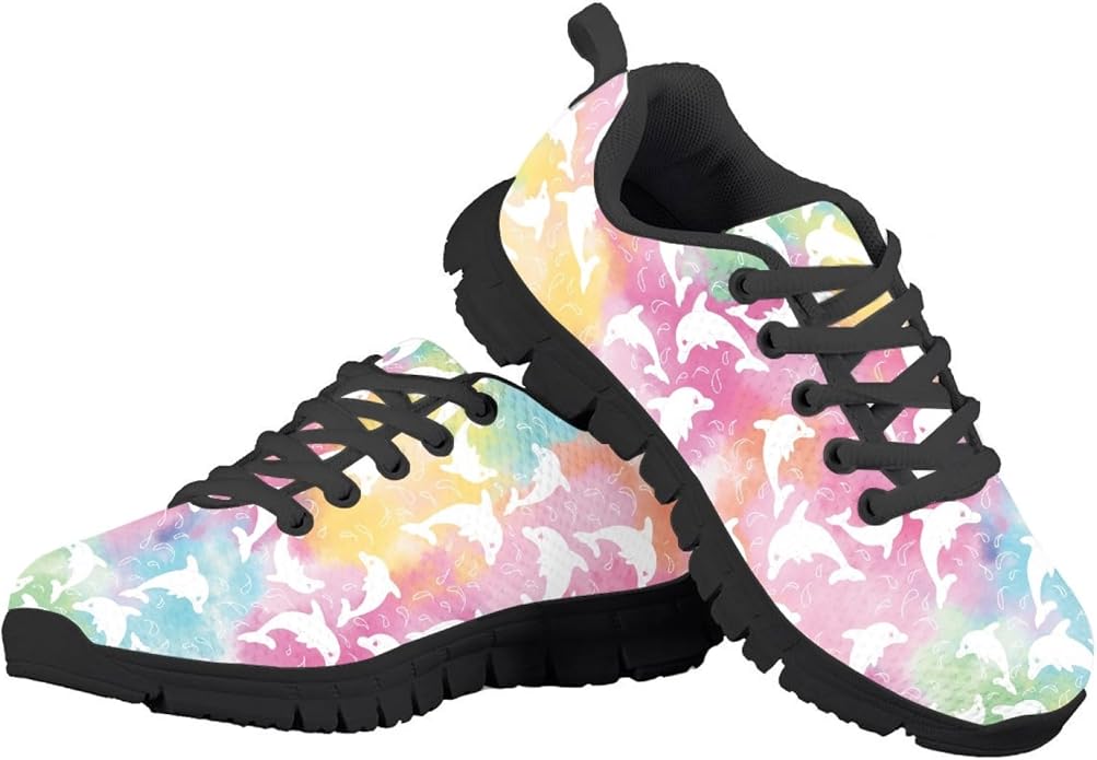 MARSVOVO First Shoes for Walking Boy Girl Athletic Lightweight Flexible Lace-up Breathable Running Shoes Casual Classic Comfortable Non Slip Play Sport Learning to Walk Toddler Girl Sneakers