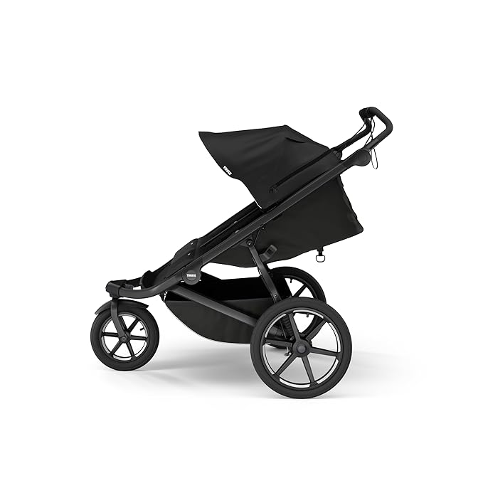 Thule Urban Glide 3 Double Child All-Terrain Stroller, Lightweight, Air-Filled Tires & Suspension, Integrated Hand Brake