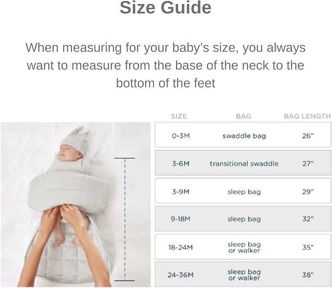 GUNAMUNA günamüna Unisex Baby, Toddler Wearable Blanket, Sleeping Bag Bamboo Rayon, Sleep Sack with Diaper Zipper, 1.0 TOG