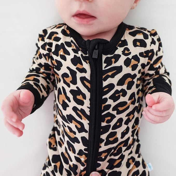 Posh Peanut Convertible Baby Sleepers - Girls Footless Baby Pajamas with 2 Way Zipper for Easy Diaper Changes