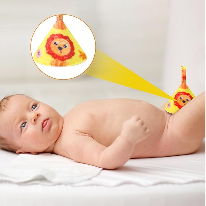 Suhine 10 Pcs Baby Boy Pee Shield Diaper Changing Accessory Reusable Pee Covers Baby Boy Cap for Newborn Boys(Lovely)