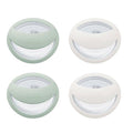 NUK Perfect Match Silicone Newborn Pacifier, for Ages 0-6m, 4 Pack, Green & White