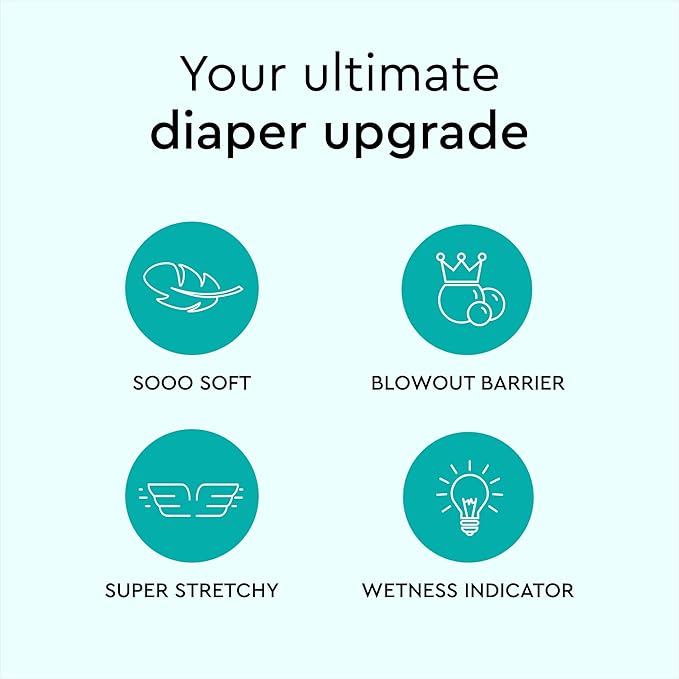 LILLYDOO Baby Diapers - Size 5 (24-35 lbs), Half-Monthly Supply (66 Count), Leak Protection, Skin-Friendly, Ultrasoft, Perfume- & Chlorine-Free, Hypoallergenic, Dermatologist Tested, Oeko-TEX®