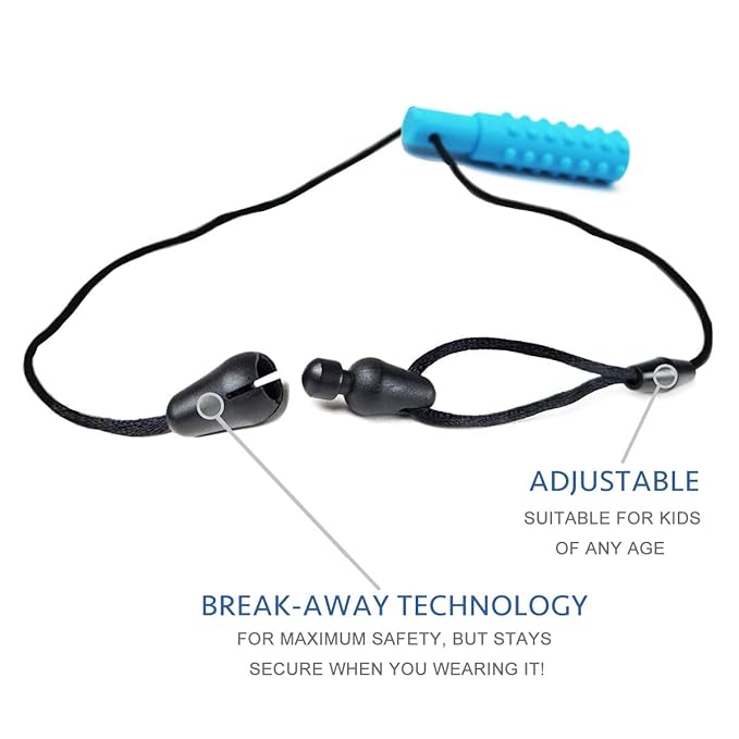 Xtra Tough (XT) Sensory Chew Necklace (3 Pack) - Sensory Oral Motor Aids Teether Toys for Autism, ADHD, Baby Nursing or Special Needs- Designed for Moderate & Aggressive Chewer