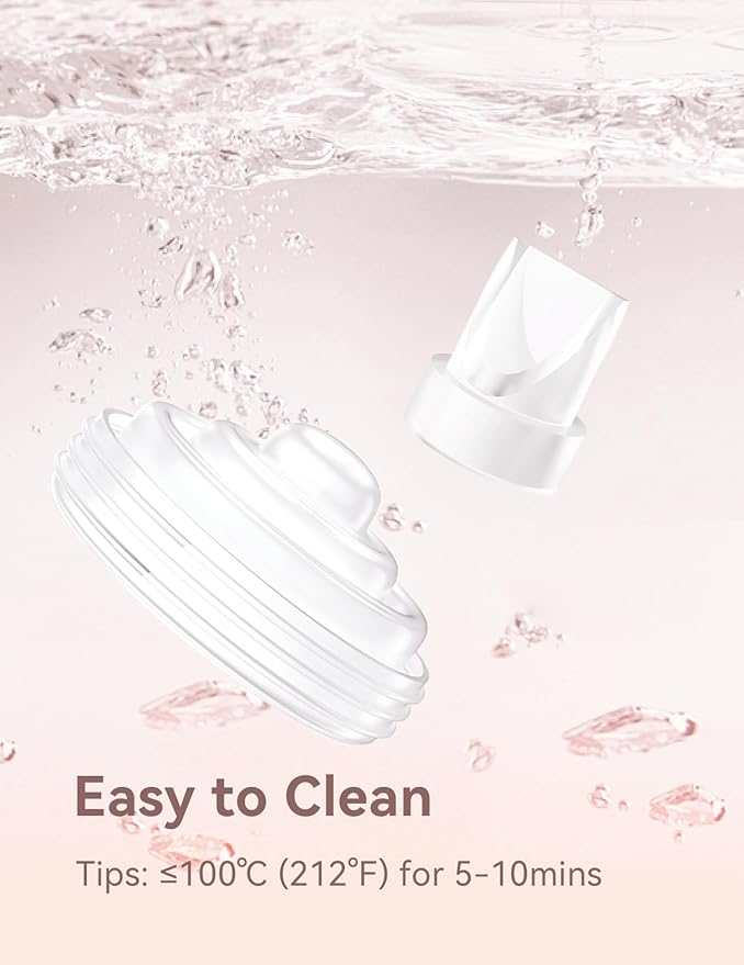 Breast Pump Parts Compatible with Momcozy M5 Replacement to Momcozy Duckbill Valves 4PCS and Silicone Diaphragms 4PCS, Not Original Mom Cozy M5 Replacement Parts