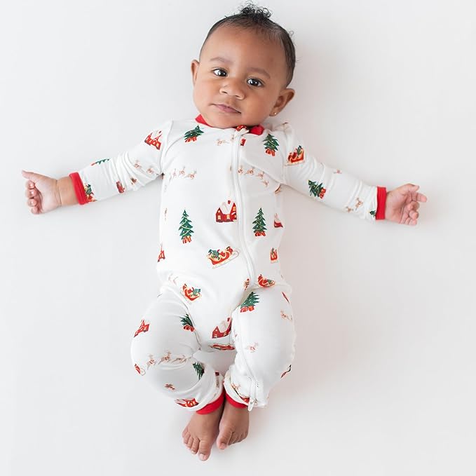 KYTE BABY Unisex Rayon Made From Bamboo Zippered Rompers 0-24 Months