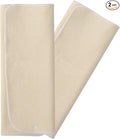 Hemp Prefold Inserts with Snap - 2 Layers - Reusable and Absorbent - 13" x 15" Perfect for Any Diaper- 2 Pack - Nora's Nursery