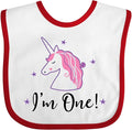inktastic 1st Birthday Unicorn Baby Bib