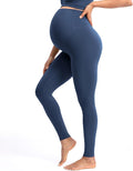POSHDIVAH Women's Creamluxe Maternity Leggings 25"/28" Over The Belly Pregnancy Yoga Pants Active Workout Leggings