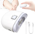 Electric Nail Clipper,Automatic Baby Electric Nail Trimmer, Nail Clipper, Rechargeable Nail Kit for Elderly, Baby Nail Trimmer Electric,LED Light Manicure Set, Electric Nail Clipper Gift for Kids