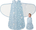 Baby Swaddle Sleep Sack, 1.0 Tog New-Parent-Friendly Swaddle for Newborns & infant 6-12 Months Baby Wearable Blanket Reduce Startle Reflex, Newborn Boys Girls Registry Essentials